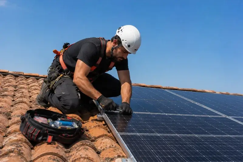 Maintenance et monitoring de panneaux solaires à Die