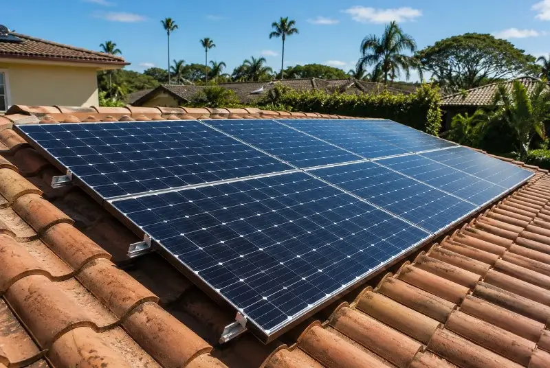 Installation de panneaux solaires à Die